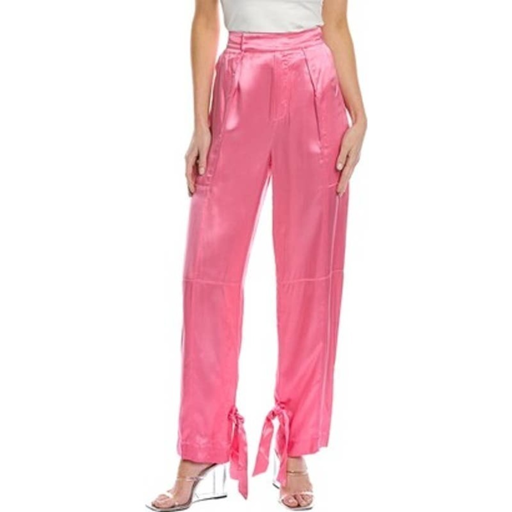 NICHOLAS Erato High Waist 100% Silk Pant In Fuchsia Size 2 NWOT